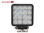 BULLBOY 24W (3040Lm) LED töö-/reversioonilamp, R23, R10, IP67/IP68, jaheda valge valgus 6000K, 108/737/48 mm