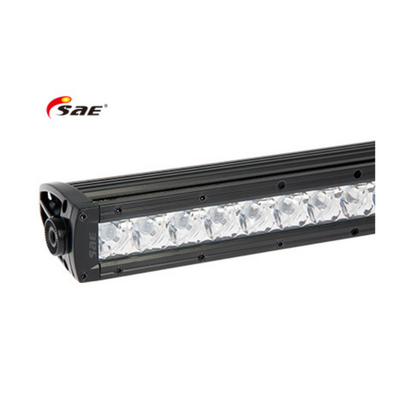 SAE 50W(4980Lm) LED work light panel, CE, RFI/EMC, IP68, cold white light 6000K, 294/48.5/86 mm