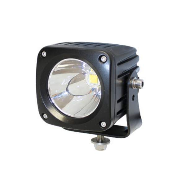 SAE 25W(1733Lm) LED CREE lamp, Lexan PC-lens, CE, RFI/EMC, IP68, black