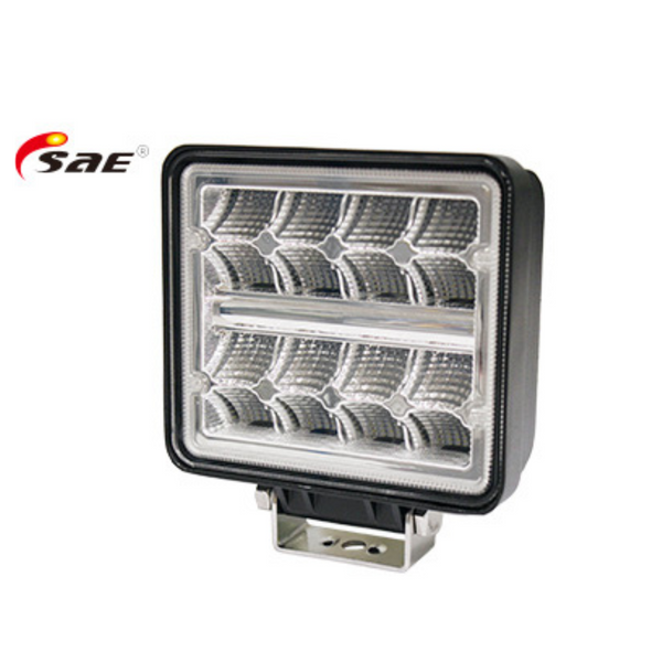 SAE 24W(2272Lm) LED work light, CE, 10R, RFI/EMC, IP68, cold white light 6000K, 128/114/48 mm