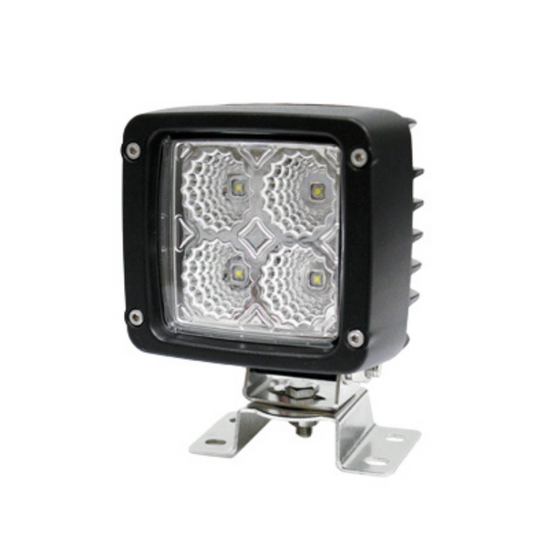 SAE 20W(1485Lm) LED work light, IP68, 10R, RFI/EMC, cold white light 6000K, 118/100/90 mm