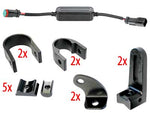 SAE 200W(19920Lm) LED work light panel, CE, RFI/EMC, IP68, cold white light 6000K, 1044/49/86 mm