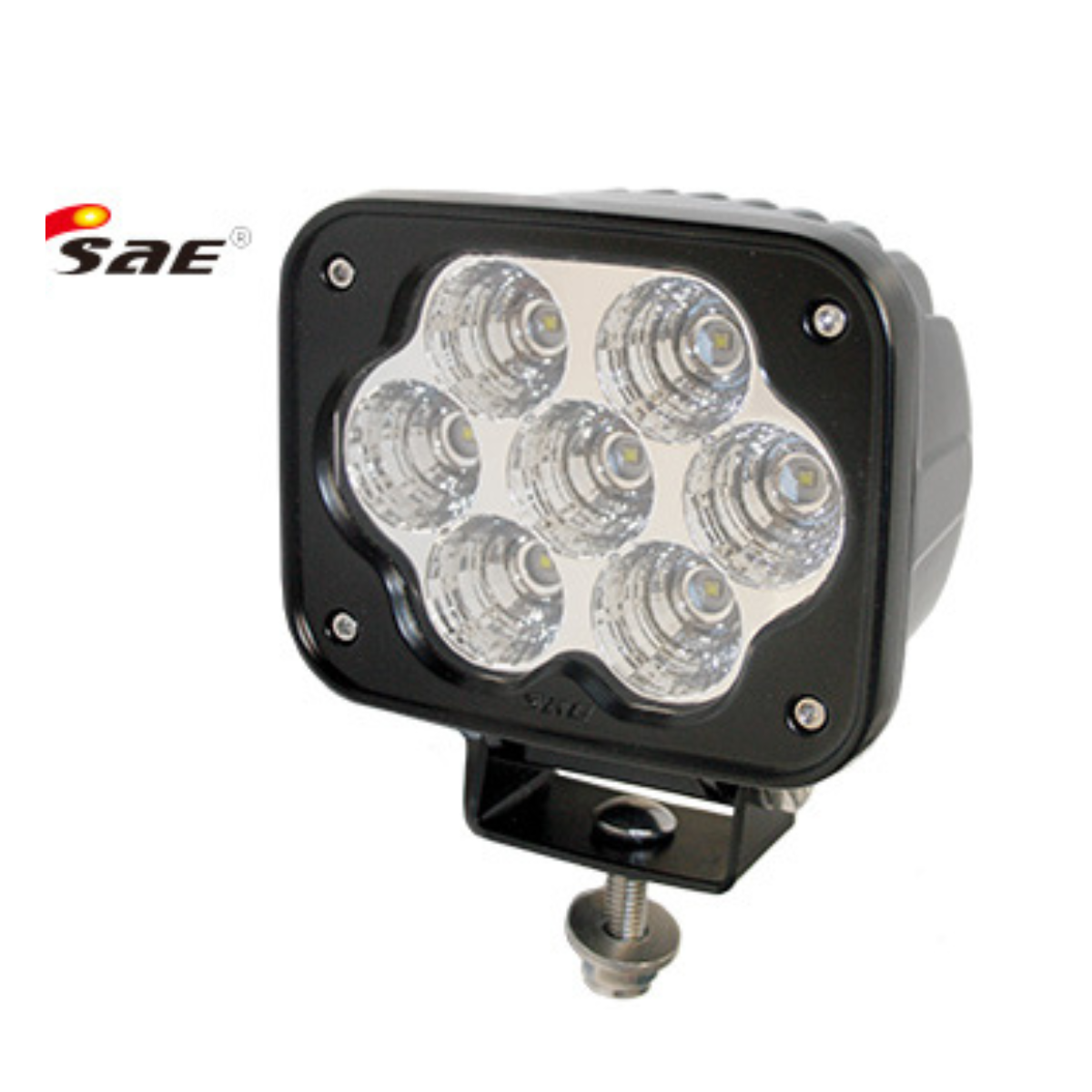 SAE 35W(3486Lm) LED darba lukturis, RFI/EMC, IP68, auksti balta gaisma 6000K, 111/77/91 mm