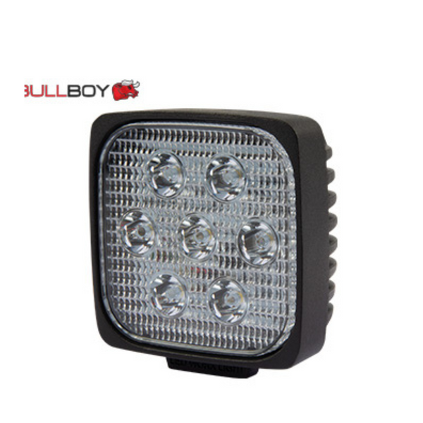 BULLBOY 35W(2788Lm) 9-36V LED darba lukturis, R10, RFI/EMC, auksti balta gaisma 6000K, 111/111/69 mm