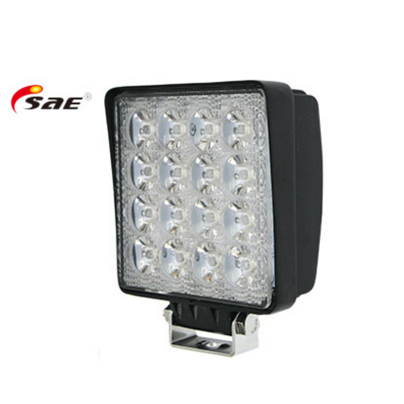 48W (2960Lm) LED kodumajapidamises kasutatav töövalgusti, R10, RFI/EMC, IP68, jaheda valge valgus 6000K, 27/127/55 mm