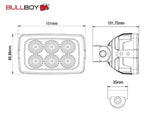 BULLBOY AGRILINE 30W (2988Lm) LED töövalgusti, IP68, RFI/EMC, R10, jaheda valge valgus 6000K