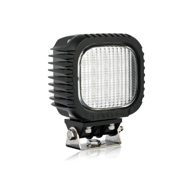 80W(5200Lm) 12-48V LED papildlukturis, IP69K, 16 x 5W LED, CISPR25 luokka 5, R10, 125.00 x 113.70 x 89.00mm, auksti balta gaisma 5700K