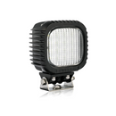 80W(5200Lm) 12-48V LED papildlukturis, IP69K, 16 x 5W LED, CISPR25 luokka 5, R10, 125.00 x 113.70 x 89.00mm, auksti balta gaisma 5700K