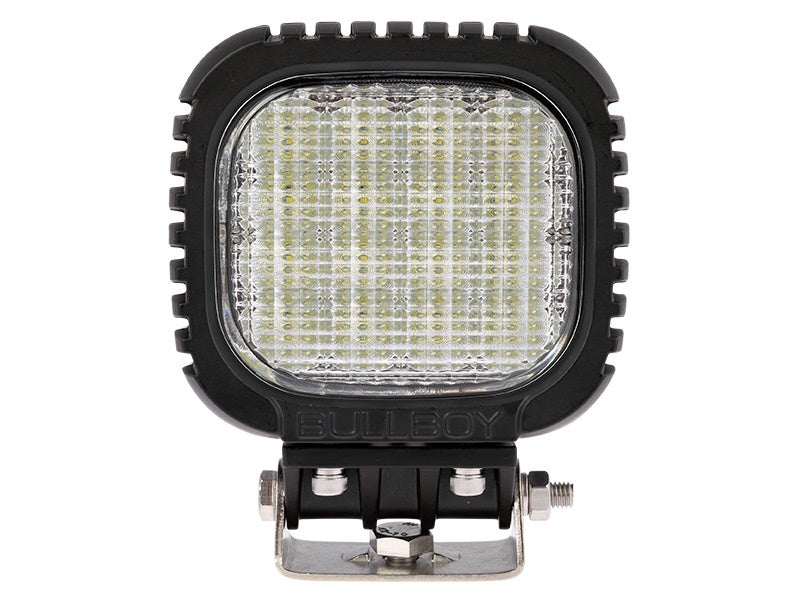 80W(5200Lm) 12-48V LED papildlukturis, IP69K, 16 x 5W LED, CISPR25 luokka 5, R10, 125.00 x 113.70 x 89.00mm, auksti balta gaisma 5700K