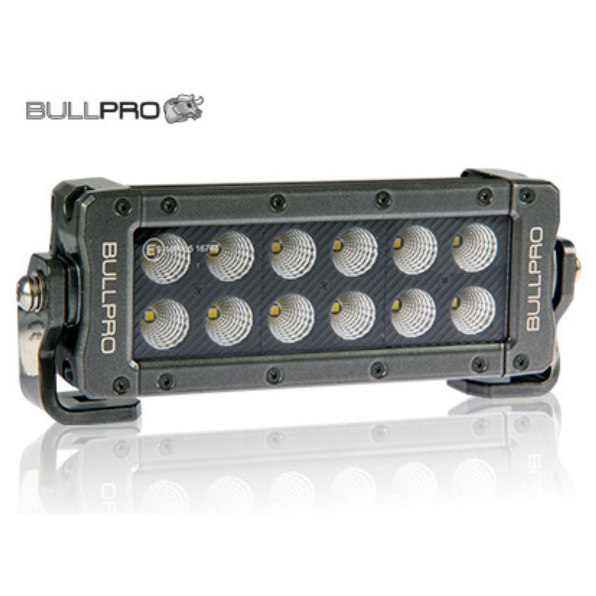 BULLPRO 10-30V 60W(7200Lm) LED Premium Work Light, 12V 3.96A, IP67 - IP69K, R10, CE, RoHS, 205/90/60 mm
