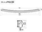 BULLPRO 400W(48000Lm) 10-30V LED work lamp panel, IP67/69K, R10, cool white light 6000K, 1070/90/60 mm