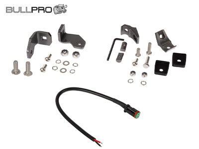 BULLPRO 400W(48000Lm) 10-30V LED work lamp panel, IP67/69K, R10, cool white light 6000K, 1070/90/60 mm
