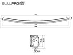 BULLPRO 480W(57600Lm) 10-30V LED work lamp panel, IP67, R10, cool white light 6000K, 1270/90/60 mm