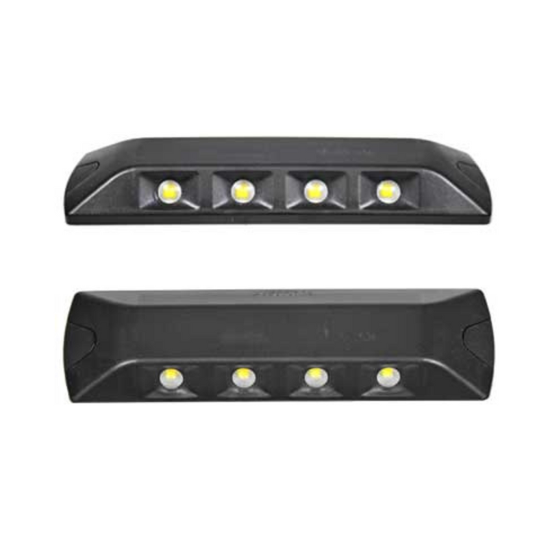 12.3W(1248Lm) 10-32V LED Scenelite lukturis, 620lx@1m, ECE R10, EMC, IP67, melns, 182.5/20/50 mm