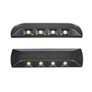 12.3W(1248Lm) 10-32V LED Scenelite lukturis, 620lx@1m, ECE R10, EMC, IP67, melns, 182.5/20/50 mm