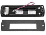 12,3W (1248Lm) 10-32V LED Scenelite strålkastare, 620lx@1m, ECE R10, EMC, IP67, svart, 182,5/20/50 mm