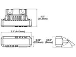 3W 12-24V MS3 LED stroboskoopvalgusti, IP67, ECE-R65 klass 1