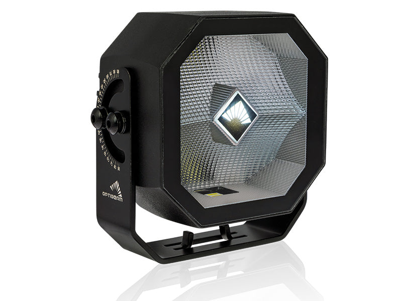 OPTIBEAM pöördlamp, 9-36V 5500Lm, IP68, külmvalge 5000K