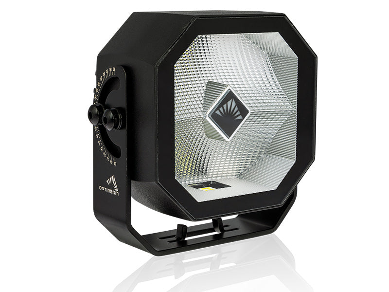 OPTIBEAM pöördlamp, 9-36V 5500Lm, IP68, külmvalge 5000K