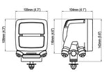 NORDIC 40W LED taskulamp, N4409 QD, EMC, IP68, must