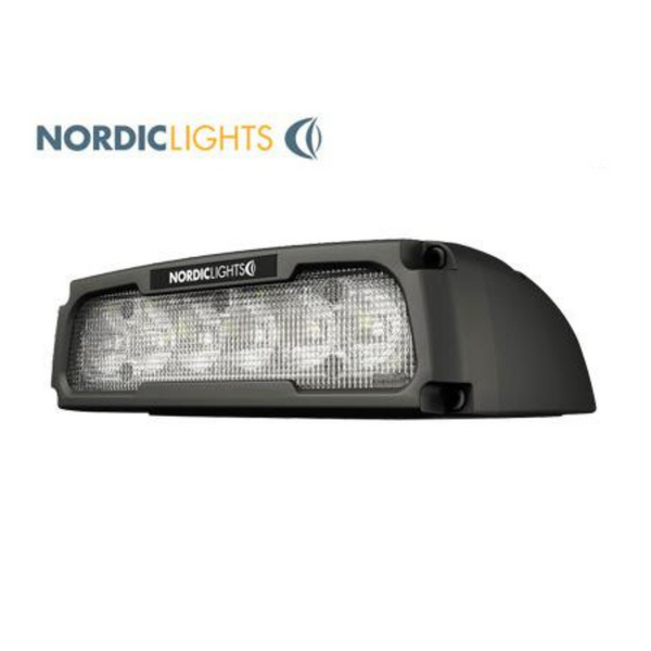 NORDIC PICTOR LED N7301 9-32V 32W(3200Lm) lukturis, IP68, melns, auksti balta gaisma 5700K, 118/156/48 mm
