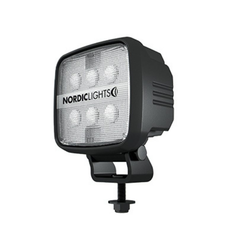 28W(1800Lm) LED darba lukturis, EMC-approved: CISPR25, Class 5, ADR approved, IP68, auksti balta gaisma 5000K, 99/95/66 mm