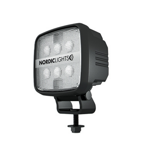 28W(1800Lm) LED work light, EMC-approved: CISPR25, Class 5, ADR approved, IP68, cold white light 5000K, 99/95/66 mm