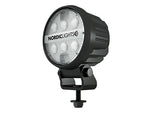 NORDIC 16W(1500Lm) LED lukturis, IP68, IPK6K9K, CISPR 25 Class 5, melns, auksti balta gaisma 5000K