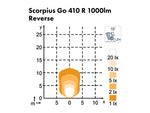 NORDIC 16W(1500Lm) LED lamp, IP68, IPK6K9K, CISPR 25 Class 5, black, cold white light 5000K