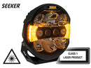 SEEKER QUANTUM LEDZER 10-32V (12000-6500Lm) LED work lamp, 2xSLD laser, 6.97A @ 13.7V, R112, R7, R10, cable 220cm, 3-pin DT-plug, 6000K, 226/229/82mm
