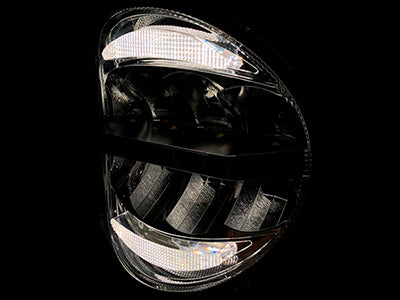 SEEKER Cyclops 9-36V LED darba lukturis, 6700/3700lm, 5500K,1lux @ 393m, power consumption: 2.9A @ 13.7V, R112, R7, R10, 200cm cable with 3-pin DT-plug,  ø186x132mm