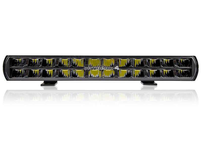 9-36V (25000Lm) OPTIBEAM Super Captain Dual 600 linjär arbetsbelysning, IP68, R112, R10, kallvitt ljus 5000K, 525/68/80 mm