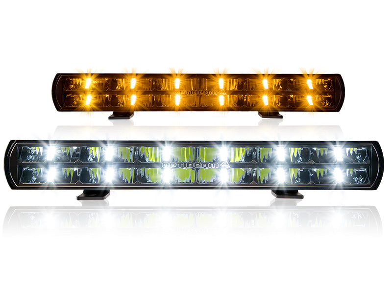 9-36V (25000Lm) OPTIBEAM Super Captain Dual 600 linjär arbetsbelysning, IP68, R112, R10, kallvitt ljus 5000K, 525/68/80 mm