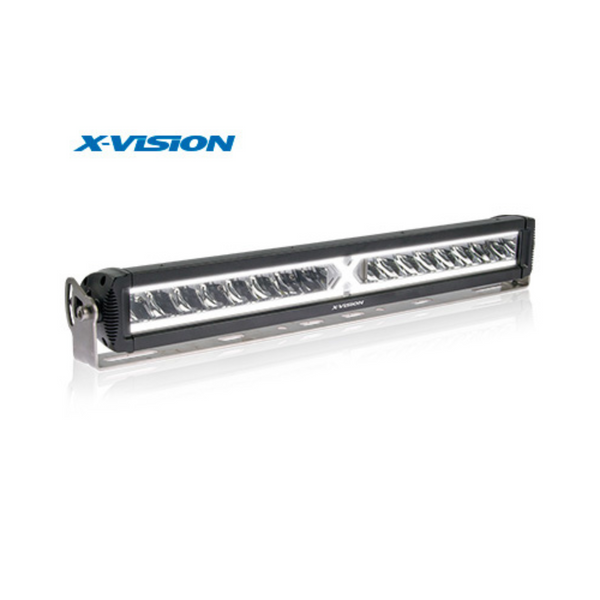 X-VISION 128W(9000Lm) DOMIBAR LED Premium töövalgusti, 9-32V, IP67, E, R7, 2,2 m kaabel, jaheda valge valgus 6250K, 559/53,5/79 mm.
