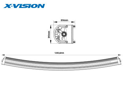 300W(18000Lm) 9-30V LED Domestic accessory lamp, IP68, R10, CE, neutral white 4500K, 1294/84/89 mm