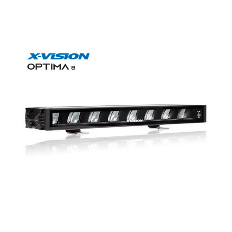 8x OSRAM LED 9-32V 5500Lm lineārais darba lukturis, 1 lux @ 347m, power consumption 12V 5.05A@13.7V / 24V 2.6A, IP69K, Ref. 40, R112, R10, 220cm 2-pin DT-plug, auksti balta gaisma 5000K, 404/38.5/79.2 mm