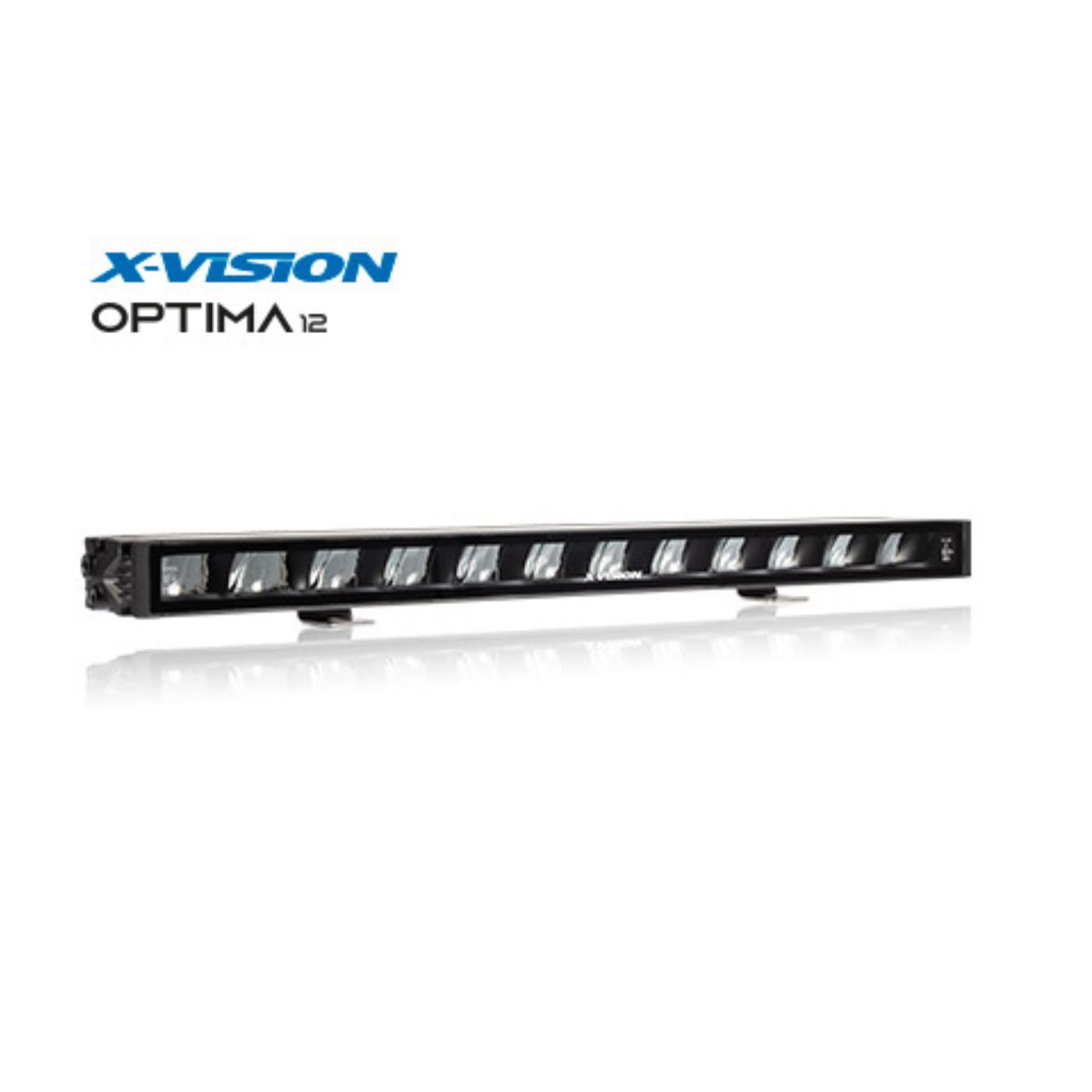 9-32V X-VISION OPTIMA 12 LED töövalgusti, 7000Lm, Ref. 50, R112, R10, jaheda valge valgus 5000K, 584/38,5/79,2 mm