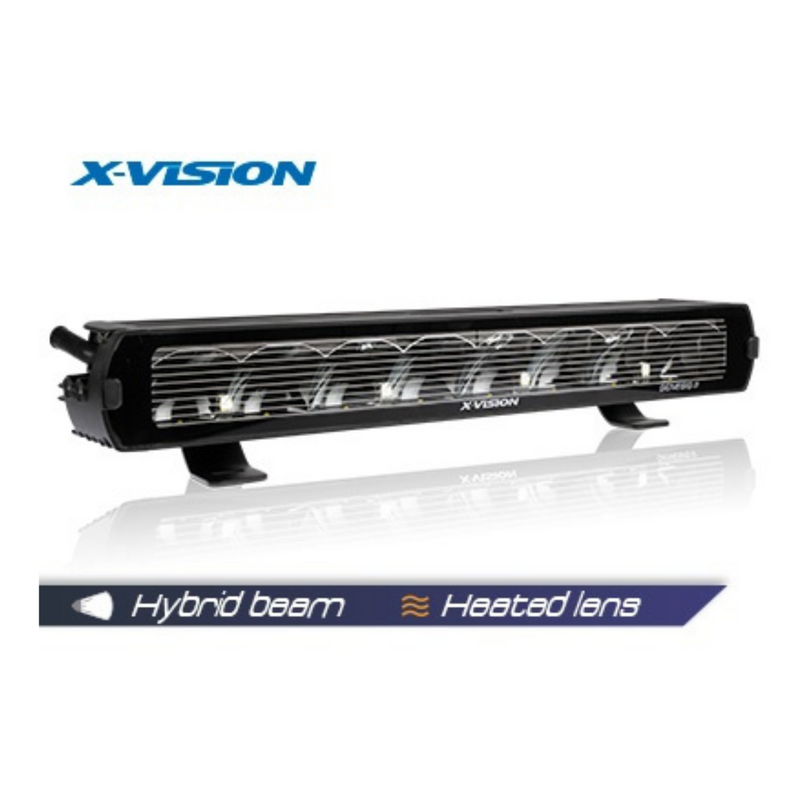 9-36V X-VISION Genesis II 600, Hybrid beam,  R10, R112, 548/72/92 mm, neitrāli balta gaisma 4500K