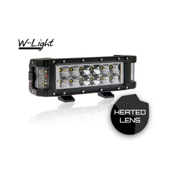 10-30V LED auxiliary light, 7200Lm, IP67/ IP69K, R10, cold white light 5700K, 253/63/79 mm