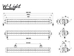 36x5W(15120Lm) 10-32V LED lineaarne töövalgusti, IP65, R10, R112, Impulse III, 2-pin DT, 2,20m, jaheda valge valgus 5000K, 527/56.6/75 mm