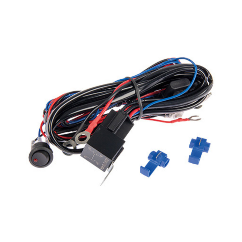 Vadu komplekts 2 lukturiem. 12V relejs, 160W max. pilnīgs vadu komplekts no akumulatora līdz lukturiem