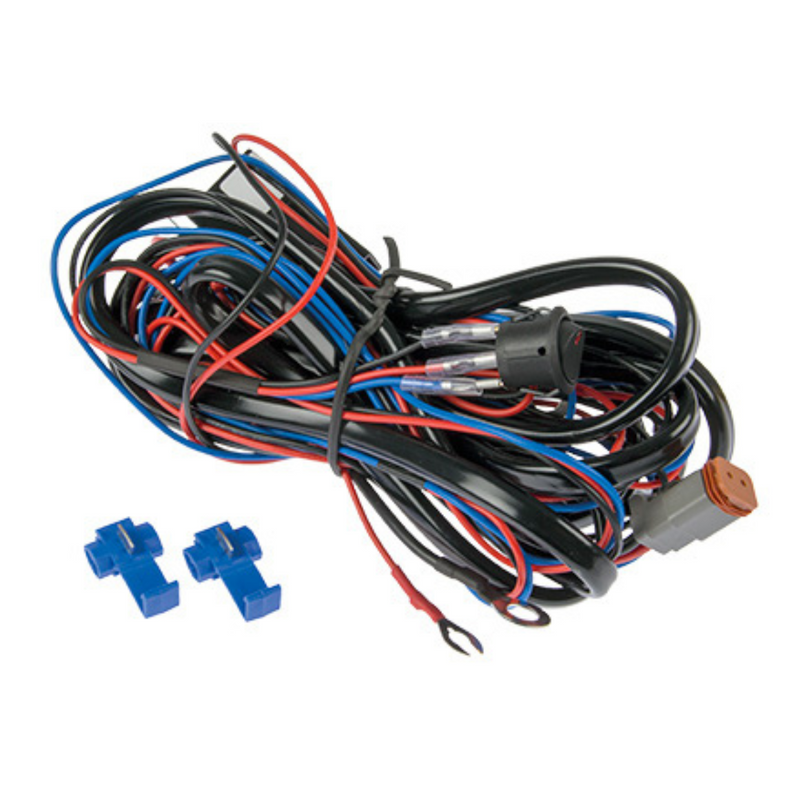 HD Deutsch wiring kit for 1 lamp. 12V relay, 300 W ma