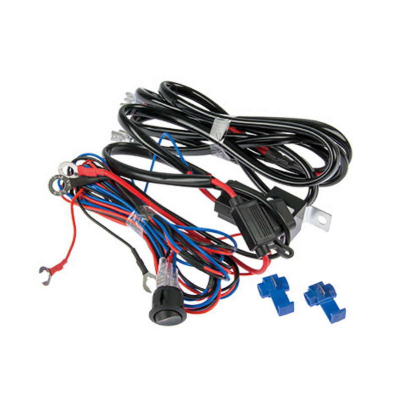 Cable set for three additional lamps max 750W, 3x 5.0mm² cables, 4-pin 12V 60A relay, fuse 50A