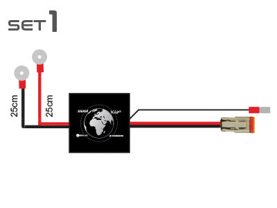 12/24 V, Deutsch DT2-kontaktanslutning - det snabbaste sättet att ansluta ytterligare moduler, CAN-busskompatibel, korrosionsskydd. 12V: 200 W, 24V: 400 W