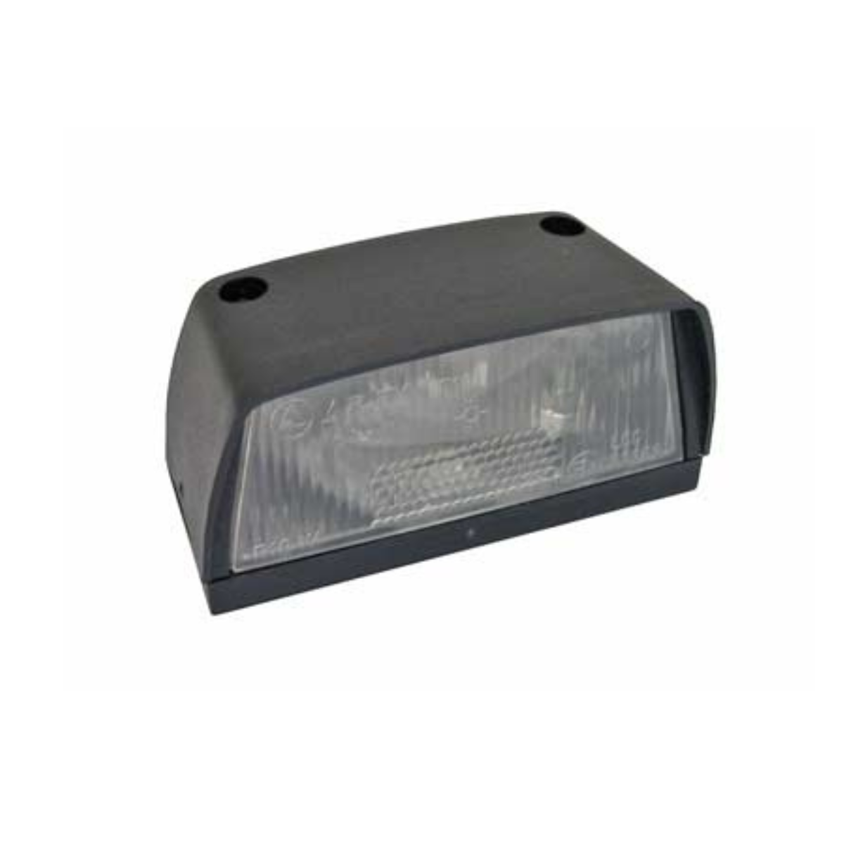 Frame for license plate light with plinth R5W