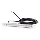 12-24V LED varselljus (höger, vänster), ECE, E, 10R, IP66/68, 237x20,5x22mm