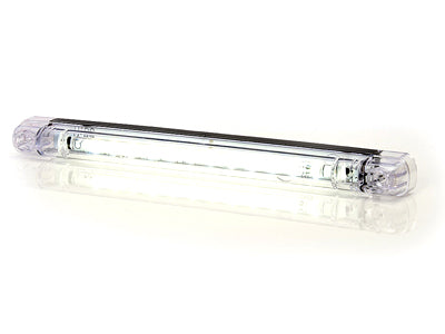 12-24V LED varselljus (höger, vänster), ECE, E, 10R, IP66/68, 237x20,5x22mm