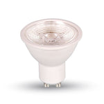 GU10 7W(550Lm) LED SMD Spuldze, dimmējama, V-TAC, auksti balta gaisma 6000K
