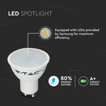 GU10 5W(400Lm) LED Bulb, V-TAC, warm white light 3000K