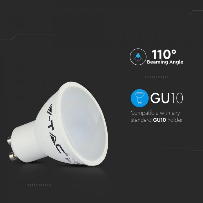 GU10 5W(400Lm) LED Bulb, V-TAC, warm white light 3000K
